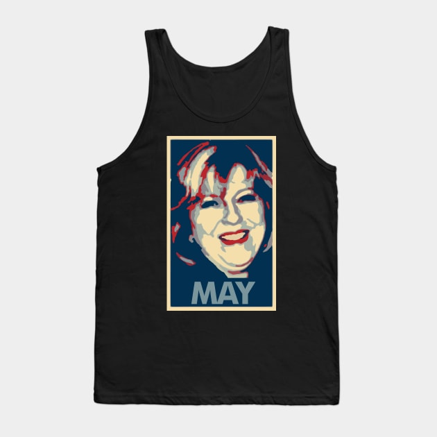 Theresa May Political Parody Tank Top by ThreadChef